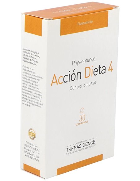 Physiomance Accion Dieta 4 30Comp. de Therascience