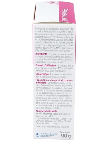 Permealine Sabor Naranja 20Sticks de Pileje