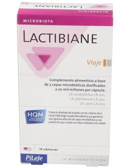 Lactibiane Voyage 14 cápsulas de Pileje