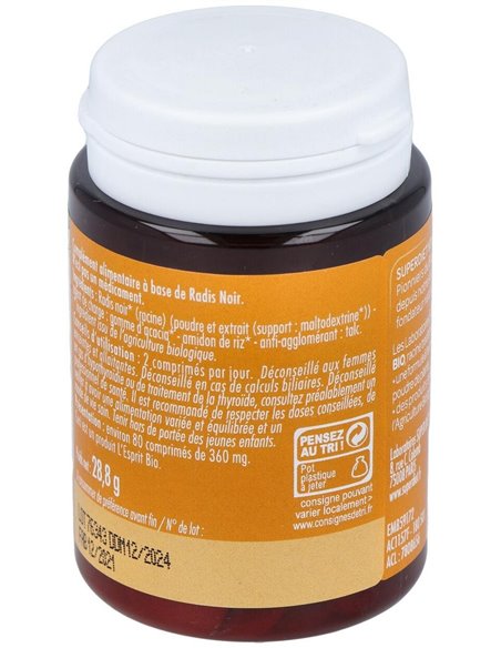 Rabano Negro Bio 80Comp. de Superdiet