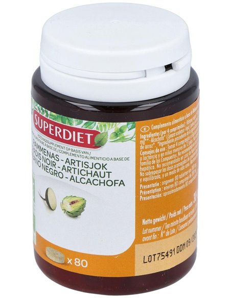 Rabano Negro+Alcachofa 80Comp. de Superdiet