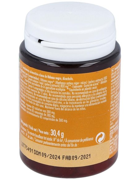 Rabano Negro+Alcachofa 80Comp. de Superdiet