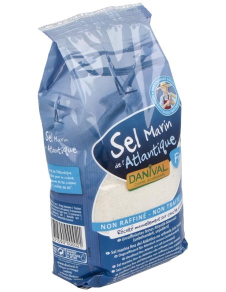Sal Marina Atlantica Fina Sin Refinar 1Kg. de Danival