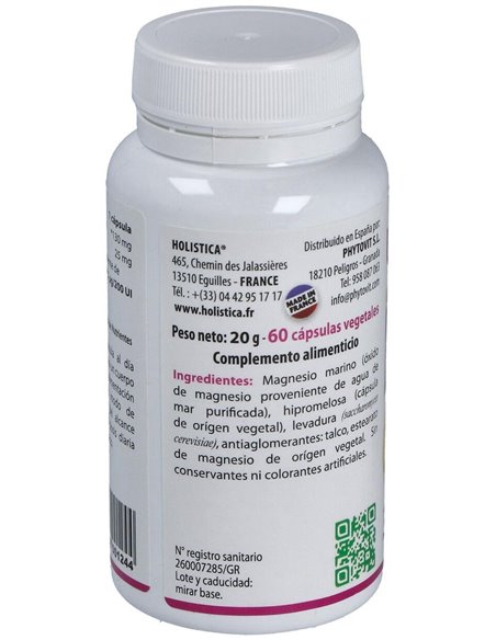 Ultra D-Sium Vit.D + Mg 60Perlas de Holistica