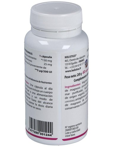 Ultra D-Sium Vit.D + Mg 60Perlas de Holistica
