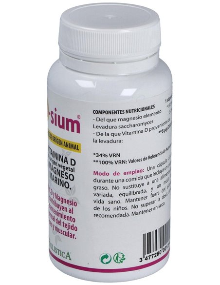Ultra D-Sium Vit.D + Mg 60Perlas de Holistica