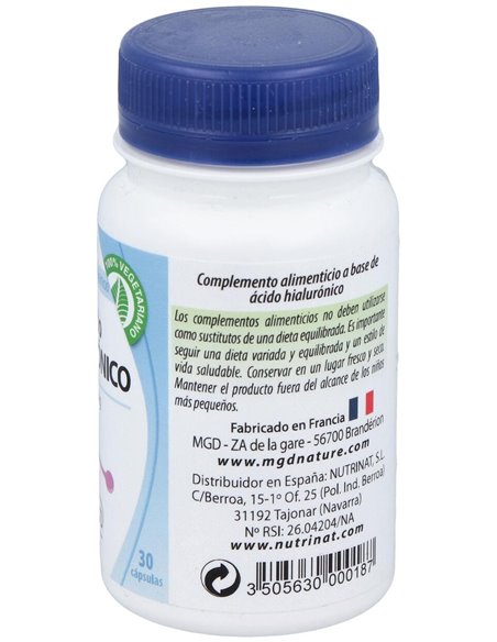 Ácido Hialurónico 120 Mg     30 VCáps de Mgd