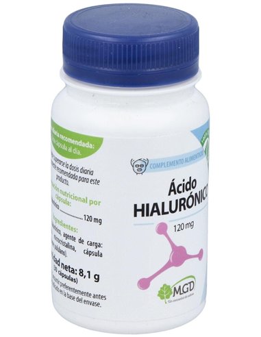 Ácido Hialurónico 120 Mg     30 VCáps de Mgd