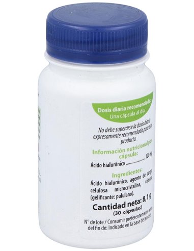Ácido Hialurónico 120 Mg     30 VCáps de Mgd