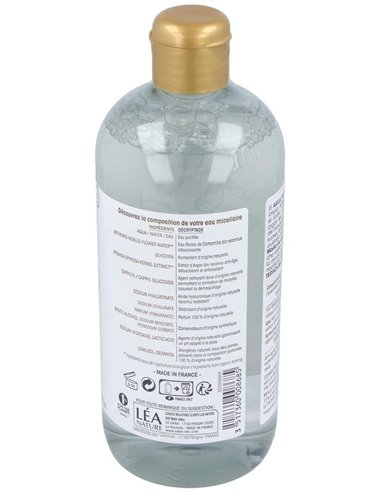 Agua Micelar Antiedad Hialuronico-Argan 500Ml. Bio de So´Bio Etic