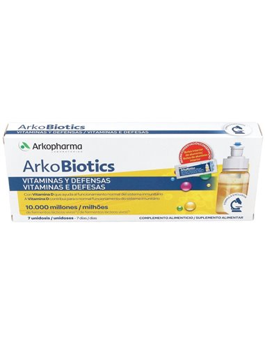 Arkobiotics Vitaminas Y Defensas Adultos 7Uni. de Arkopharma