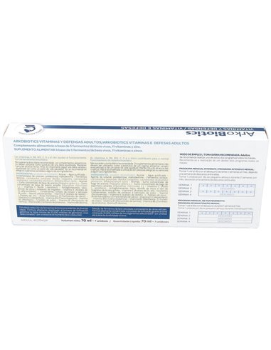 Arkobiotics Vitaminas Y Defensas Adultos 7Uni. de Arkopharma