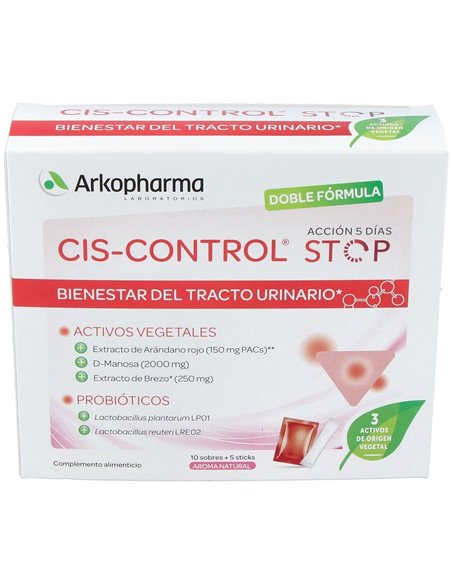 Cis Control Stop 10Sbrs+5Sticks. de Arkopharma