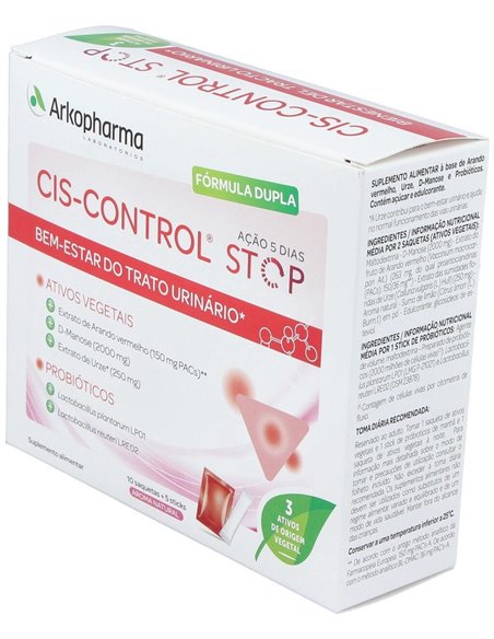 Cis Control Stop 10Sbrs+5Sticks. de Arkopharma