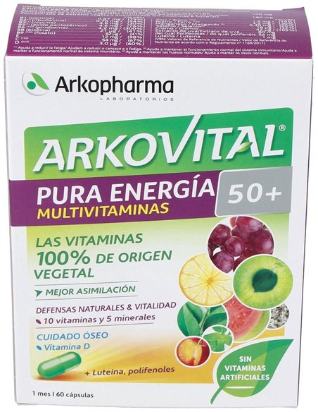 Arkovital Pura Energia Senior +50 60Cap. de Arkopharma