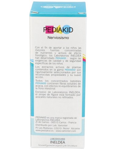 Pediakid Nerviosismo Jarabe 125Ml. de Ineldea