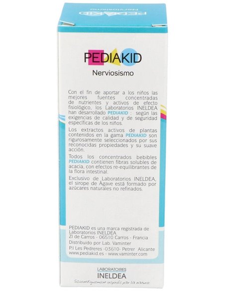 Pediakid Nerviosismo Jarabe 125Ml. de Ineldea