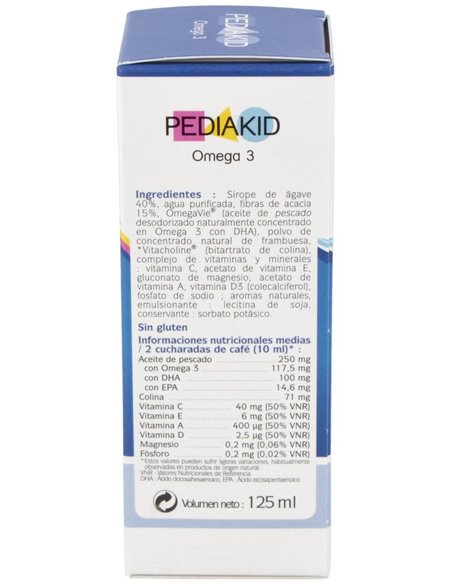 Pediakid Omega 3 Jarabe 125Ml. de Ineldea