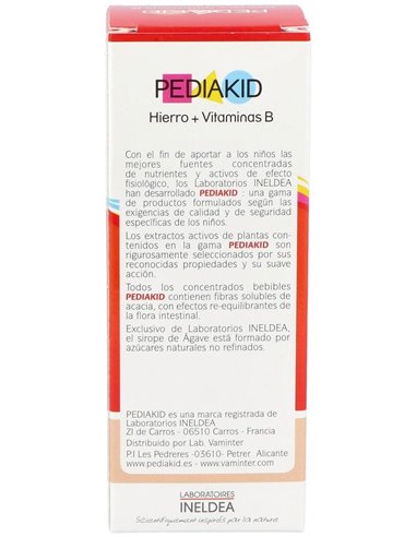 Pediakid Hierro-Vit.B Jarabe 125Ml. de Ineldea