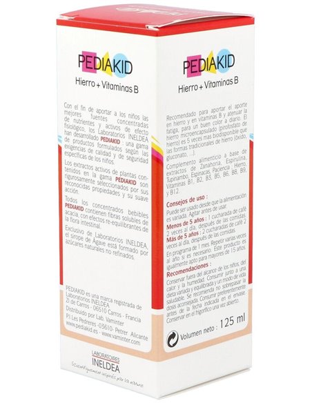 Pediakid Hierro-Vit.B Jarabe 125Ml. de Ineldea
