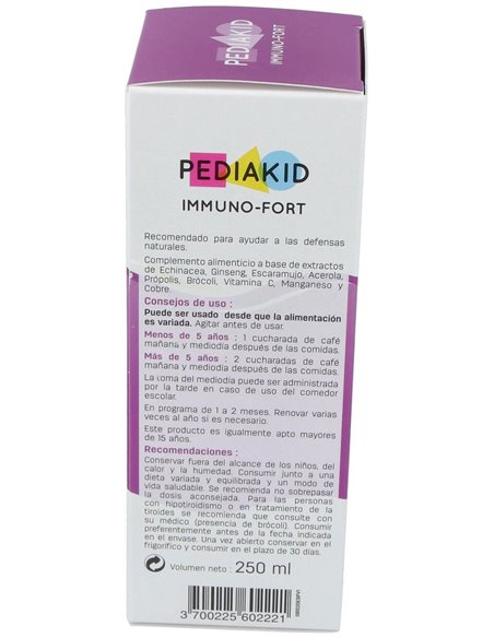 Pediakid Inmuno-Fort Jarabe 250Ml. de Ineldea