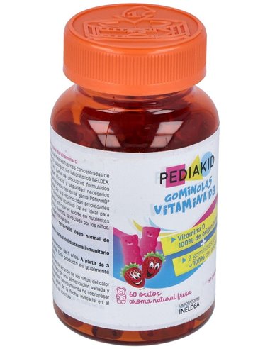 Pediakid Gominolas Vitamina D3 60Gominolas de Ineldea