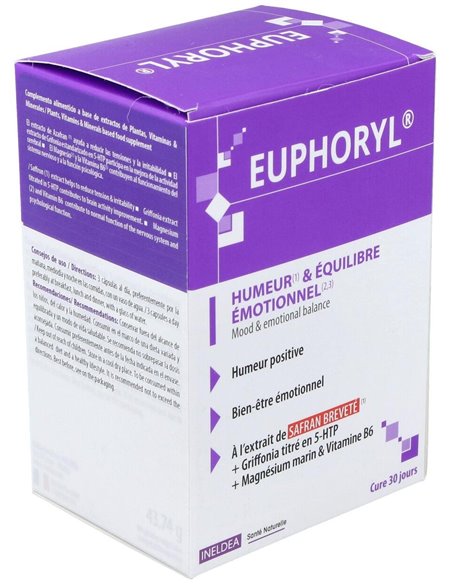 Ins Euphoryl Safranal 5Htp 90Cap. de Ineldea