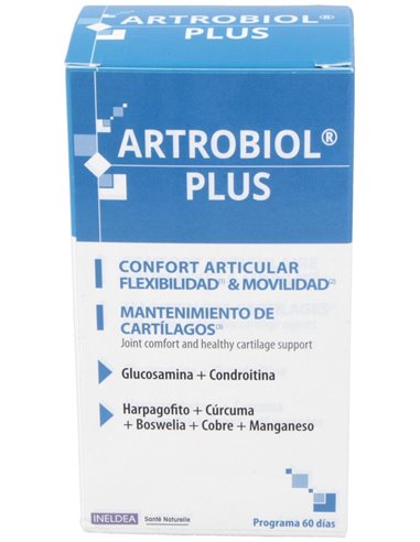Artrobiol Plus Glucosamina+Condroitina 120Cap. de Ineldea