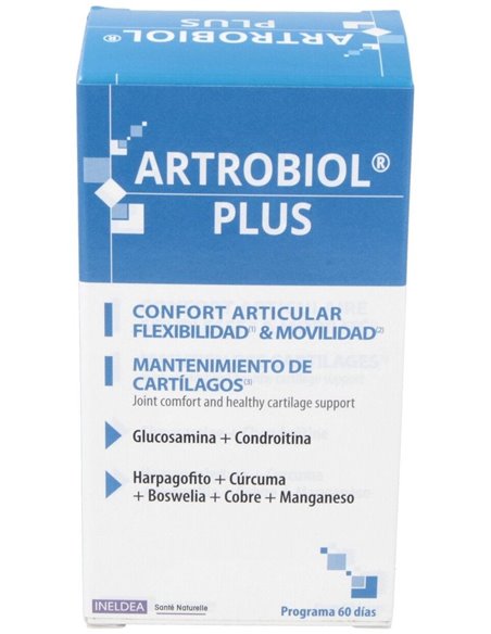 Artrobiol Plus Glucosamina+Condroitina 120Cap. de Ineldea
