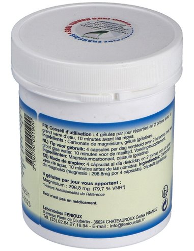 Carbonato De Magnesio 200Cap. de Fenioux