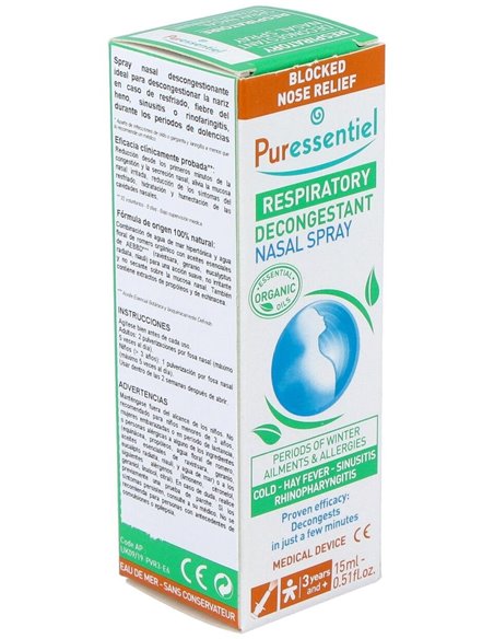 Spray Nasal Descongestivo 15Ml. de Puressentiel