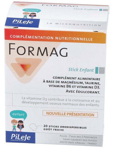 Formag Infantil Sabor Fresa 20Stick de Pileje