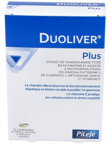 Duoliver Plus 24 comprimidos de Pileje