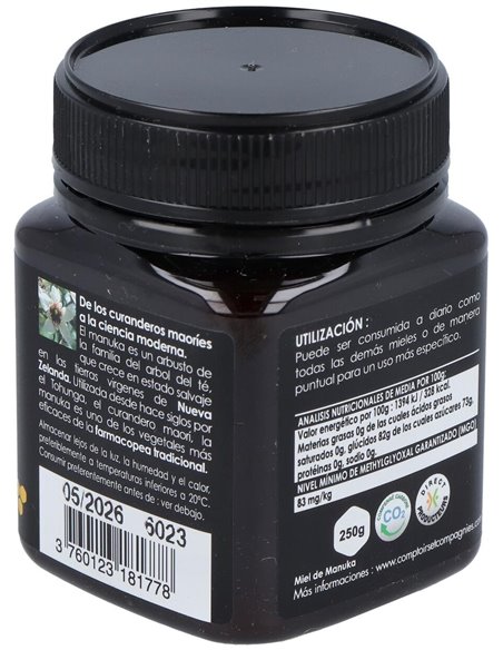 Miel De Manuka Iaa5+ 250Gr. de Comptoirs & Compagnies