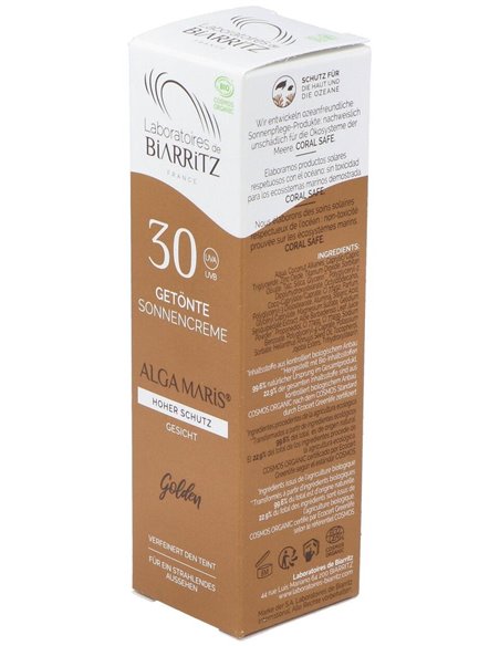 Crema Facial Color Dorado Spf30 50Ml. de Alga Maris - Lab. Biarritz