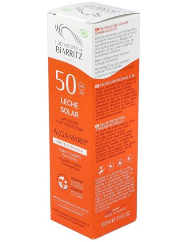Leche Solar Spf50 100Ml. de Alga Maris - Lab. Biarritz