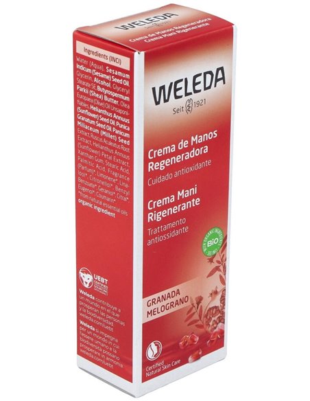 Crema De Manos De Granada Regeneradora 50Ml. de Weleda