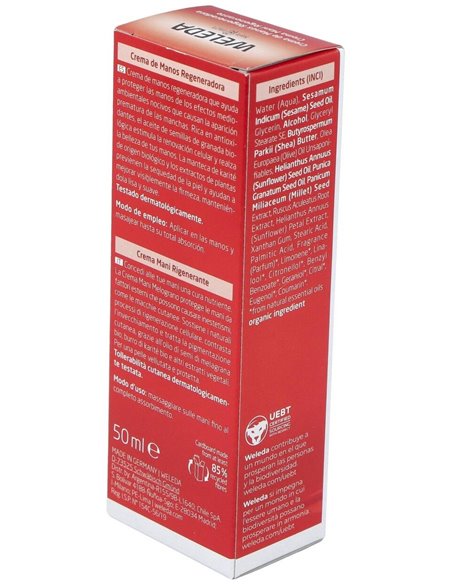 Crema De Manos De Granada Regeneradora 50Ml. de Weleda