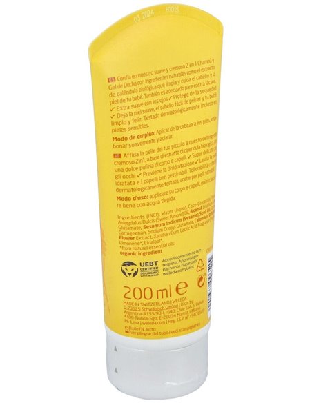 Champú y Gel de Caléndula 200ml  de Weleda