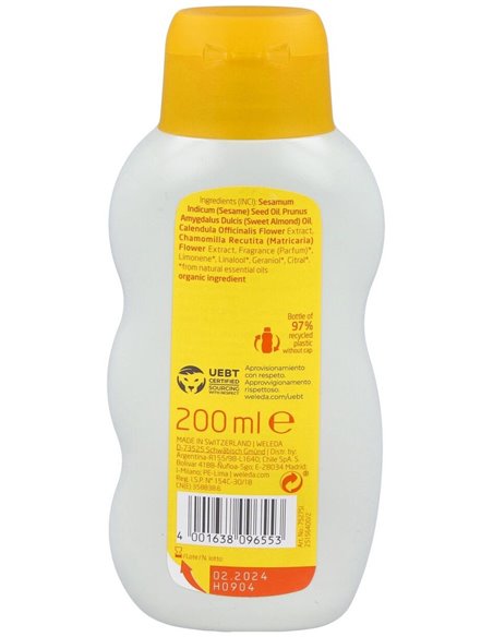 Aceite De Calendula Para Bebe  200 Ml. de Weleda