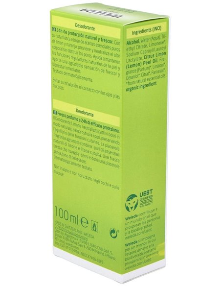 Desodorante Citrus 100 Ml de Weleda