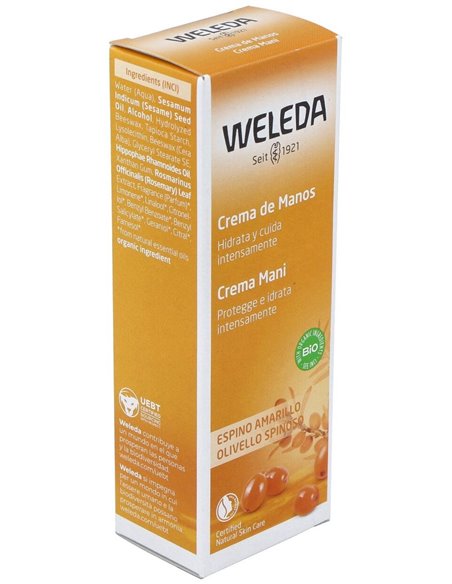 Crema de Manos Hidratante de Espino Amarillo 50ml  de Weleda