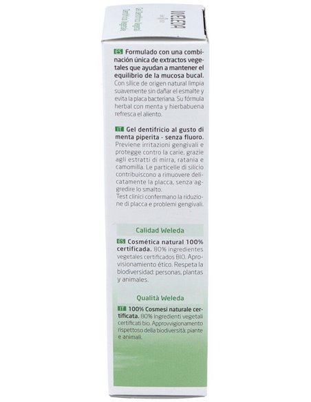 Gel Dentifrico Vegetal 75 Ml de Weleda