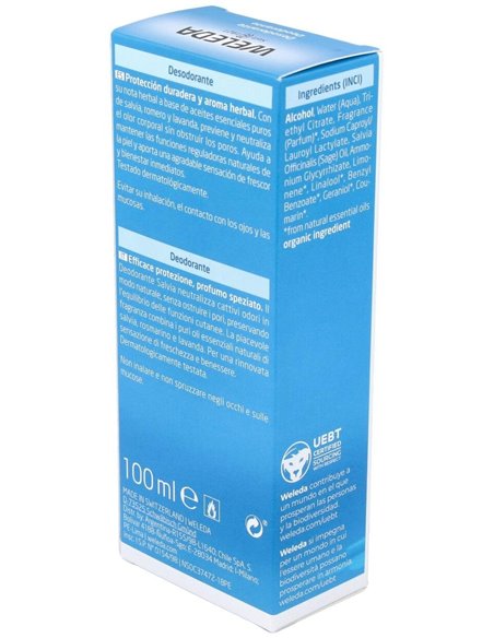 Desodorante Esencias Vegetales (Salvia) 100 Ml de Weleda