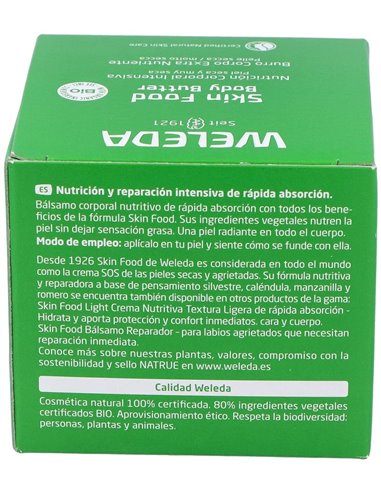 Skin Food Body Butter - Bálsamo Corporal 150ml  de Weleda