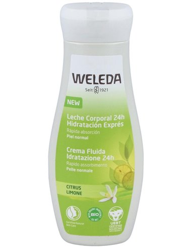 Leche Corporal Citrus 24H Hidratación Exprés 200ml  de Weleda