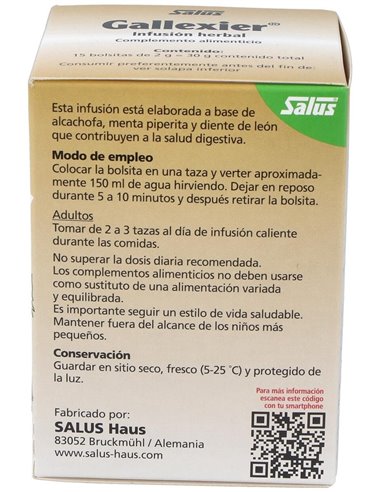 Gallexier Infusion 15Sbrs. de Salus