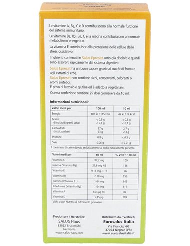 Epresat Multivitamin 250Ml Salus de Salus
