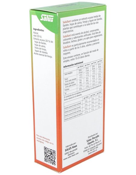 Salullant Llanten Expectorante 250Ml de Salus