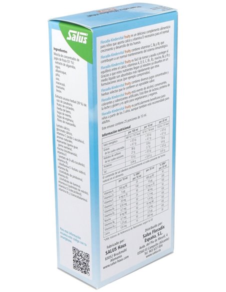 Kindervital Fruity 250Ml. de Salus